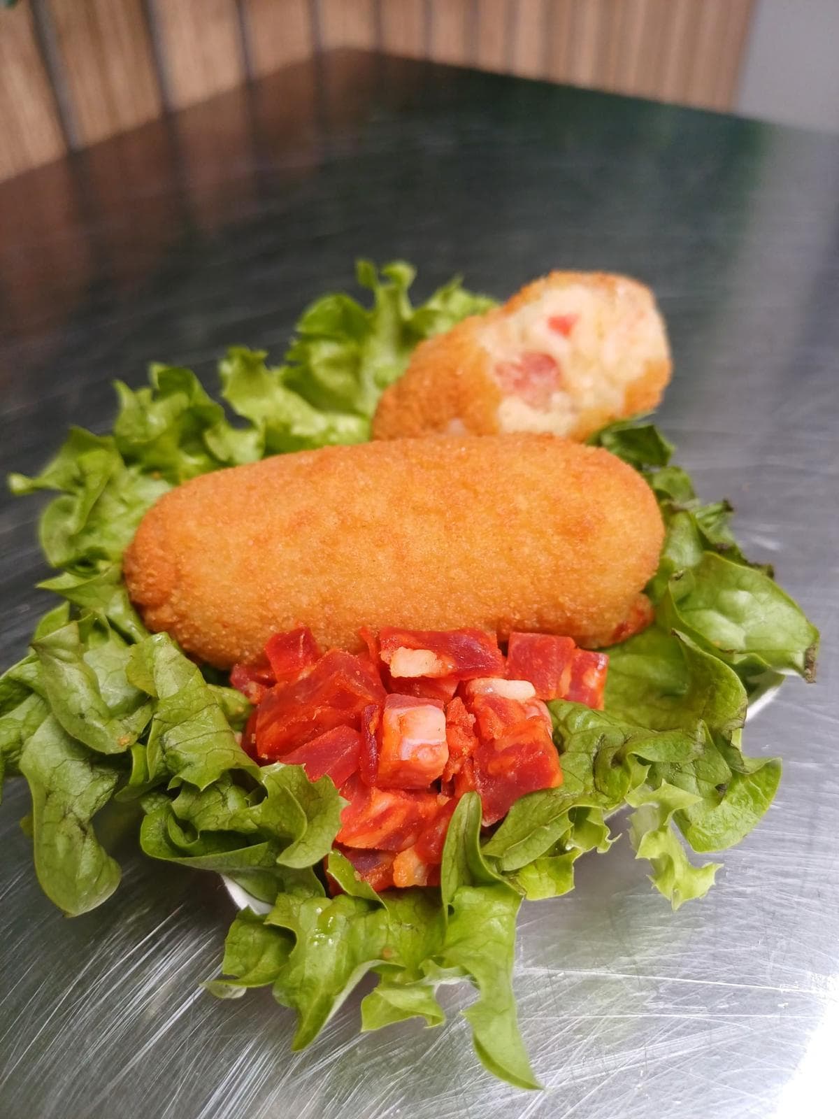 Croquette au chorizo maison